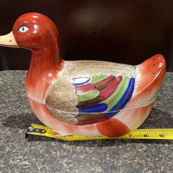 Vintage Fitz & Floyd ceramic duck bowl - Picture 5 of 9